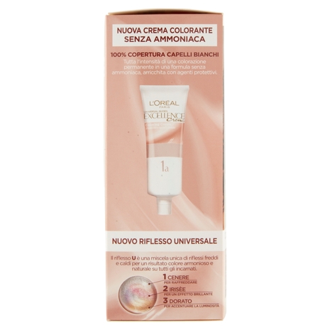 L'Oreal Paris Colorazione permanente senza ammoniaca, Riflesso Universale, Castano Chiaro 5U